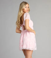 Laced in Whimsy Babydoll Mini Dress